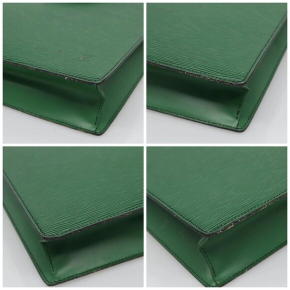LOUIS VUITTON Epi Sac Plat Hand Bag Green M59084 LV Auth BA4170 - Picture 16 of 16